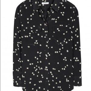 Equipment starry silk shirt